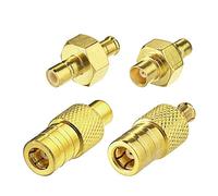 Eightwood DAB Aerial Adapter MCX to SMB Coupler Kit SMB Male Kit 4 Car Radio Antenna connector Compatible for DAB Radi RF Cable Car Antennas