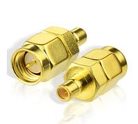 Eightwood DAB Aerial Adapter SMA Adapter SMB Female to SMA Male Antenna Adapter 2pcs Compatible for ADB Car Aerial M/FM DAB+ Radio Antenna Pioneer Clarion Kenwood Alpine JVC