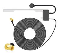 Eightwood DAB Antenna Car FM AM SMB Digtial Car Radio Antenna with 3 Metre da'b Windscreen Antenna Glass Mount for Blaupunkt Pioneer Clarion Kenwood Alpine