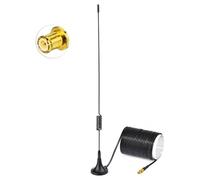 Eightwood DAB Car Aerial MCX Adapter 5dbi Car Digital Radio Auto Antenna | DAB with 500cm Extension Cable for Pioneer Clarion Kenwood Alpine JVC