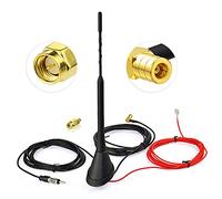 Eightwood DAB Car Aerial Radio Antenna Splitter Amplified SMA/SMB Adapter