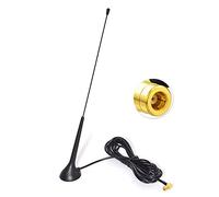 Eightwood DAB Car Aerial SMB Adapter Radio Aerial Antenna Magnetic Base | RG174 Cable Compatible for FM Radio Blaupunkt Beat Technisat Pioneer Kenwood Alpine JVC