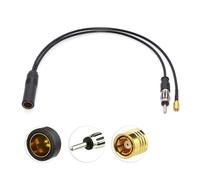 Eightwood DAB Splitter Aerial Cable SMB Antenna Splitter for Car Radio 30cm