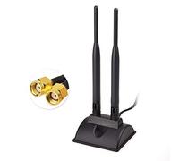 Eightwood External Wifi Antenna 2.4G/5.8G Dual Frequency Magnetic Base 2m