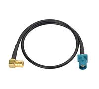 Eightwood Fakra to SMB Cable Fakra "Z" Male to SMB Plug for DAB Car Aerial | DAB Cable Compatible for DAB Car Aerial GPS AM/FM Blaupunkt Pioneer Clarion Kenwood Alpine JVC