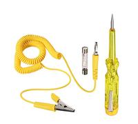 Eightwood Motor Car 6V-24V Pen Electric Tester Mains Tester Screwdriver Electrical Tester Screwdriver Electric Pen Tester Motor Car Voltage Tester Pen Test Probe Leads 6V 12V 24V Neon Electrical