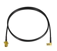Eightwood Satellite Radio Antenna Cable 3 feet Fakra Curry Male to SMB Female Right Angle Compatible with Sirius XM Car Vehicle Radio Stereo Receiver Tuner