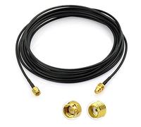 Eightwood SMA Extension Cable SMA Female to Male Adapter Cable 16.5ft 5m | Straight Extension RG174 for 4G Antenna SMA WiFi Antenna Huawe