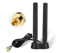 Eightwood Tri-Band WiFi 7 Motherboard Antenna for ASUS Gaming PC | ASUS Q-Antenna Replacement for ROG Strix, TUF Gaming, ProArt, PRIME WiFi 7 Series Motherboard, Magnetic Base and 6.5ft Cable