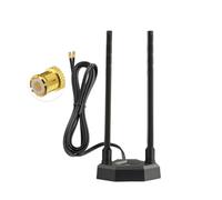Eightwood WiFi 7 Tri-Band Antenna for MSI Motherboard - 2.4/5/6GHz Omnidirectional WLAN Antenna with Magnetic Base, EZ Plug Plug 200 cm Extension Cable Compatible with X870 Z890 Z790 B850 B860