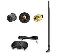 Eightwood WiFi Antenna 2.4G 5.8G RP-SMA male 12dBi Aerial Tilt and Roll WLAN Antenna with Magnetic Base for Scheda WiFi Schede PCI Router Wireless Bluetooth ZigBee