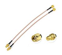 Eightwood Wifi Antenna Extension Cable RPSMA Cable RP-SMA Male to Female 20cm