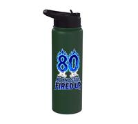 Eighty Fired Up Rock Hand Stainless Steel Insulated Water Bottle
