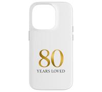 Eighty Years Loved Tribute Case for iPhone 14 Pro