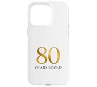 Eighty Years Loved Tribute Case for iPhone 15 Pro Max