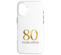 Eighty Years Loved Tribute Case for iPhone 16