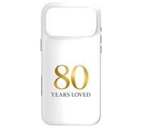 Eighty Years Loved Tribute Case for iPhone 17 Pro Max