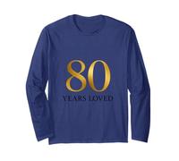Eighty Years Loved Tribute Long Sleeve T-Shirt