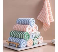EigPluy Microfiber Cleaning Cloth,11 Pack Dish Cloths,24 * 24cm Dish Towels,Super Soft and Absorbent Kitchen Dishcloths,Fast Drying Microfiber Kitchen Towels,Cotton Dish Rags (Mix Color)