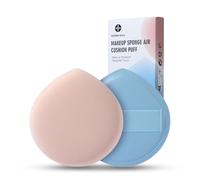 EIGSHOW Makeup Sponge Teardrop Shape, Purple and Beige, Pack of 2 (M122)