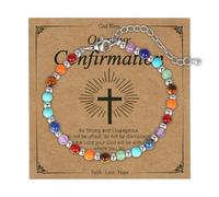 Eigso 7 Chakra Beads Gemstone Bracelets for Woman Man Natural Stones Bracelet Bangle for Women Men