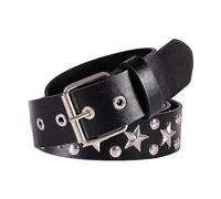 Eigso Leather Punk Star Belt for Women Men Classic Retro Vintage Classic Stars Waist Harness for Woman Man