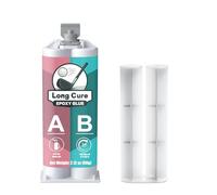 EIGTWEN 30min Golf Club Epoxy, 60ml Extra Strength Golf Shaft Epoxy, Applicable to All Clubheads, Drivers, Putters, and Irons, Compatible with Graphite and Steel Shafts (long cure)