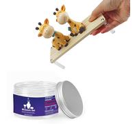 EIGTWEN 6.35oz Clear Museum Paste, Museum Paste Clear Removable, Excellent Adhesion, Reusable, Disassembles Without Marks, Suitable for Surfaces of Metal, Ceramics, Glass, Plastics, and Wood