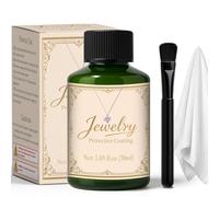 EIGTWEN Jewelry Coating Tarnish Protector, Jewelry Protective Coating Protects Ornaments Against Daily Wear, Oxidation, Dulling,while Restoring the Luster of Gemstones, Long-Lasting Sealing Protection