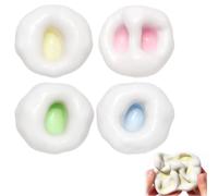 EIH1 4 Pcs Grape Shaped Stress Balls for Adults, Kneading, Pressing, Relaxing, Relieving Anxiety
