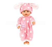 EIHI 1 Set Suitable for Baby Born Doll Clothes Set, Baby Clothes, High-Quality Doll Accessories - Clothing Suitable for Dolls of Size 18 Inches, for Decorating Your Doll, Pink (A)