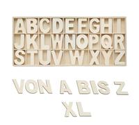 EIHI 156 Pieces (1 Set) Wooden Letters Uppercase Letters A-Z 3 cm, Wooden Letters for Crafts, DIY, Wedding Party, Home Decoration, Displays, Colourful