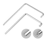 EIHI 2-Piece Set Window Adjustment Tool Set, Hunter Adjustment Wrench, Curved 4 mm Hex and Torx TX15 for Versatile Adjustment of Window Fittings