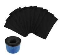 EIHI Pack of 10 black pool skimmer socks, surface skimmer pool, pool socks for skimmer, pool skimmer net for skimmer basket, swimming pool filter net, filter socks, skimmer filter net, black, A