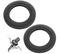 EIHI Pack of 2 Waterproof Sealing Rings for Mixer Knives for Monsieur Cuisine Connect and Chopper, Food Processor Replacement Parts, Monsieur Cuisine Replacement Parts Seal (Grey, B)
