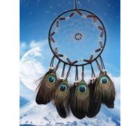 Eiialerm Cross-Stitch Kits Feather Dream Catcher 11CT Printed Beginners Cross Stitch Kits,Stamped Embroidery Kits for Adults Wall Art Home Decoration -16x20 Inch