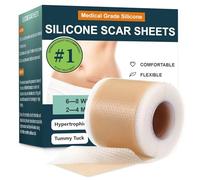 Eiiioea Silicone Scar Tape | 4cm x 3m | Medical-Grade Silicone Scar Sheets for C-Section Recovery, Surgery, Keloid and Hypertrophic Scars | Washable and Reusable Scar Tape Roll
