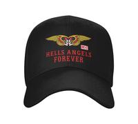 EIILBEIS Outdoor Motion Visor hat Unisex H Hells Forever A Angels Baseball Cap Retro Brotherhood Motorcycle Club Dad Hat for Men Women Adjustable Casual Headwear Fashion Gifts