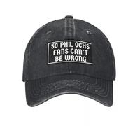 EIILBEIS Unisex Sun hat 50 Phil Ochs Fans (The Black and White Version) Baseball Cap Golf Cap Foam Party Hat Women Men's Gift