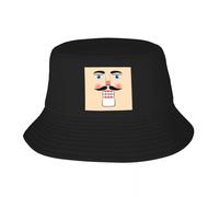EIILBEIS Unisex Sun hat Custom Cartoon Soldier Christmas Nutcracker Bucket Hat Men Women Outdoor Sun Summer Camping Fishing Cap Gift