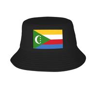 EIILBEIS Unisex Sun hat Custom Flag of The Comoros Bucket Hat Women Men Beach Sun Summer Camping Fishing Cap Gift