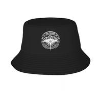 EIILBEIS Unisex Sun hat Custom Not All Who Wander are Lost Mountain Compass Beach Bucket Hat Women Men Unisex Summer Fisherman's Hat Gift