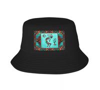 EIILBEIS Unisex Sun hat Custom Unisex Southwest Tribal Native American Kokopelli Bucket Hat Travel Beach Summer Camping Hat Gift