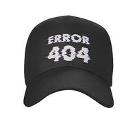 EIILBEIS Unisex Sun hat Error 404 Motivation Not Found Baseball Cap for Men Women Breathable Computer Geek Programmer Dad Hat Outdoor Snapback Caps Gift