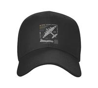 EIILBEIS Unisex Sun hat Vintage B 17 Flying Fortress Spitfire Baseball Cap Adult Fighter Plane Pilot Aircraft Airplane Adjustable Dad Hat Snapback Caps Gift