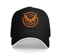 EIILHUED The Division 2 SHD Multicolor Hat Peaked Cap SHD Logo Distressed Orange Personalized Visor Protection Hats