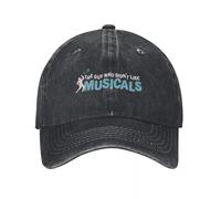 EIILHUED The Guy Who Didn't Like Musicals Baseball Cap Fashionable Icon Woman Hats Men's