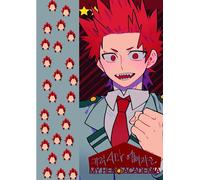 Eijiro Kirishima's A4 Notebook Boku no Hero Academy: A4 100-sheet lined notebook with cover of Eijiro Kirishima (Red Riot) from anime "Boku no hero ... high quality and resistance to all you notes.