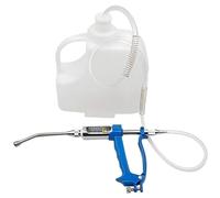 Eikioly Veterinary Continuous Injection Gun, 30ml Adjustable Veterinary Injection Gun, Oral drenching gun, Syringe Suitable for Pigs Sheep Cattle Horses and Poultry (Blue and white, 30ml)