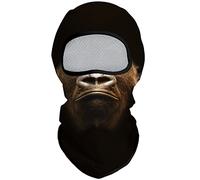 Eikuni Balaclava Face Mask for Men Women Ghost Balaclava Skull Mask Lightweight for Ski Motorbike Motorcycle Halloween Cycling Riding Hunting Fishing (Gorilla Bitter Face Brown)